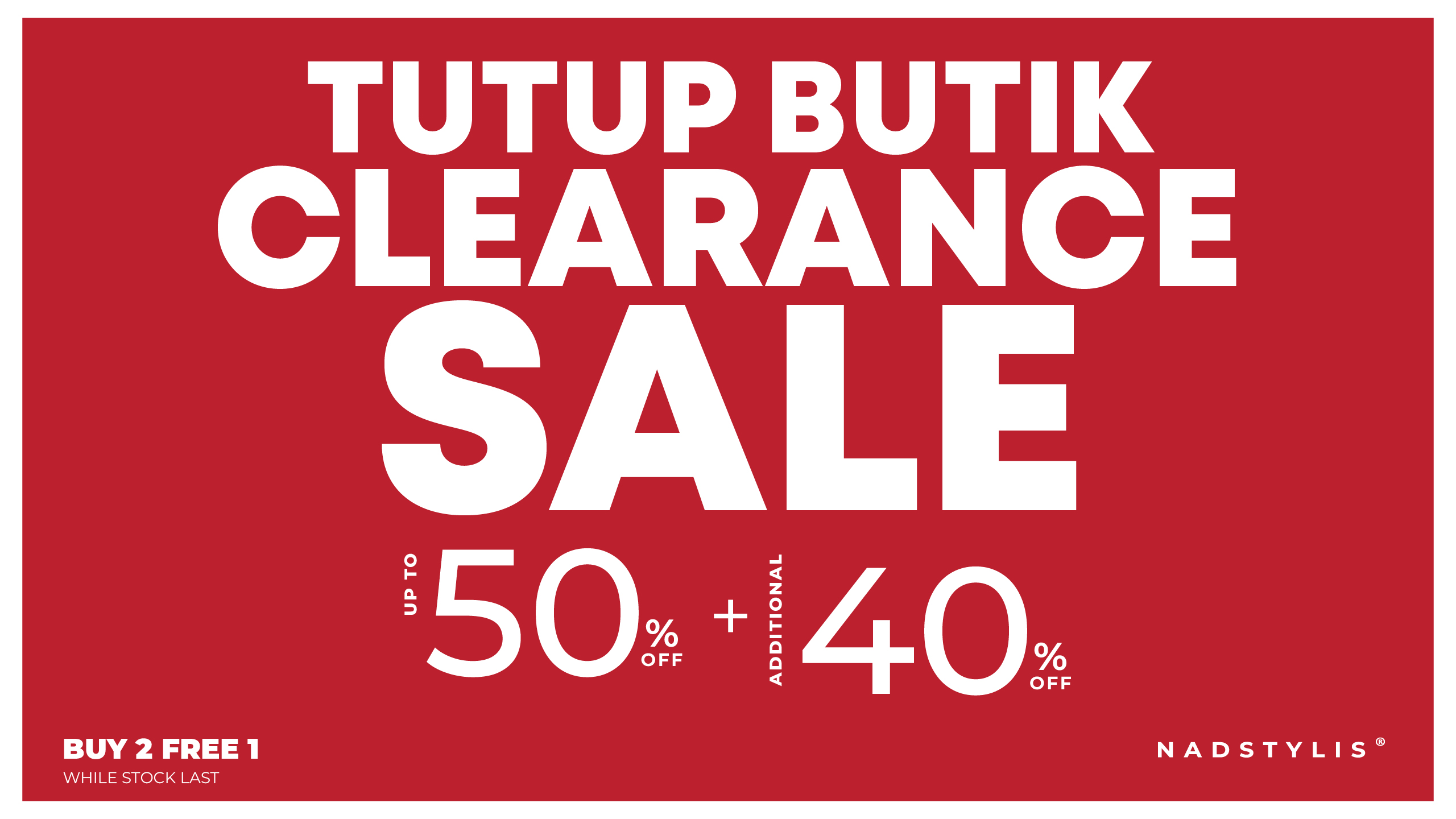 Clearance Sale